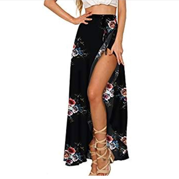 The “ Leila “ Boho Skirt in Tan - Picture 7 of 8